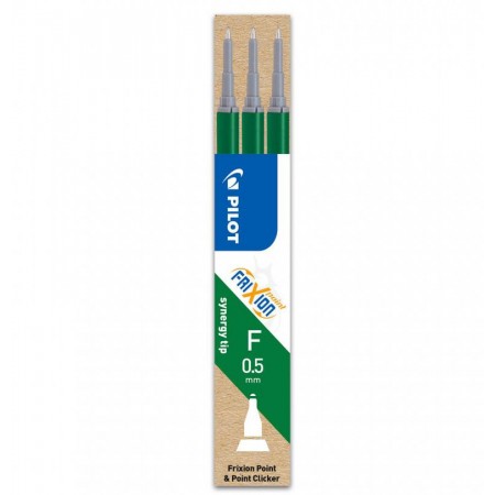 Mina roller 0.5mm verde 3/set frixion point pilot