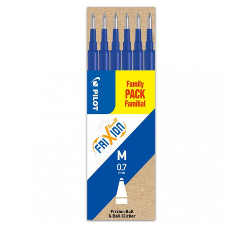 Mina roller 0.7mm albastra 6/set frixion pilot
