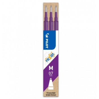 Mina roller 0.7mm violet 3/set frixion pilot