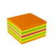 Notes adeziv 75*75mm neon mixt summer 450 file kores