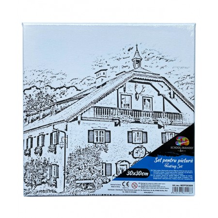 Panza predesenata pe sasiu 30*30cm corabie sf art pigna Panza predesenata pe sasiu 30*30cm corabie sf art pigna