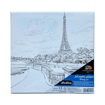 Panza predesenata pe sasiu 30*30cm paris sf art pigna