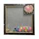 Panza predesenata pe sasiu neagra 30 x 30 cm unicorn sf art pigna