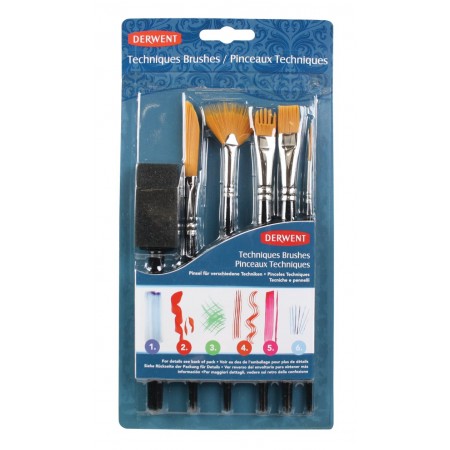 Pensula diverse modele 6/set derwent professional