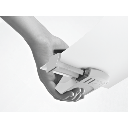 Perforator 10 coli model mini 5060 albastru metalizat leitz