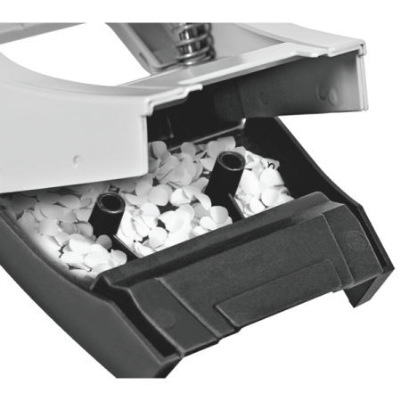 Perforator 10 coli model mini 5060 albastru metalizat leitz