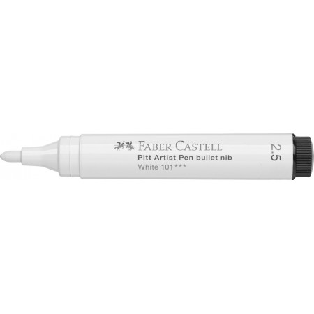 Pitt artist pen big brush alb faber-castell