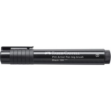 Pitt artist pen big brush negru faber-castell
