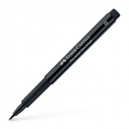 Pitt artist pen brush negru faber-castell