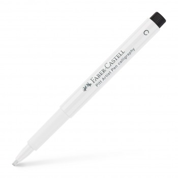 Pitt artist pen caligrafic alb faber-castell