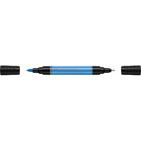Pitt artist pen dual marker albastru ultramarin 120 faber-castell Pitt artist pen dual marker albastru ultramarin 120 faber-castell