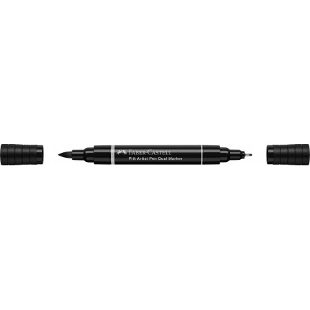 Pitt artist pen dual marker negru 199 faber-castell Pitt artist pen dual marker negru 199 faber-castell