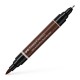 Pitt artist pen dual marker sepia inchis 175 faber-castell