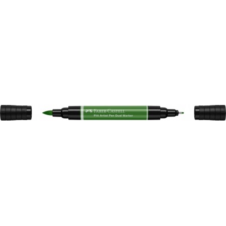 Pitt artist pen dual marker verde oliv permanent 167 faber-castell Pitt artist pen dual marker verde oliv permanent 167 faber-castell