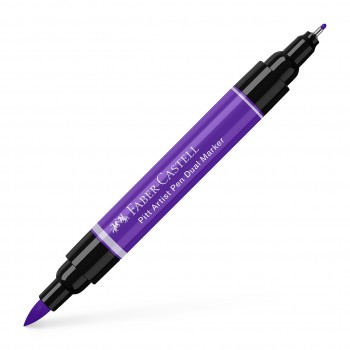 Pitt artist pen dual marker violet purpuriu 136 faber-castell