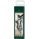 Pitt artist pen set 4 buc negru ( 1.5,c,b,fm) faber-castell Pitt artist pen set 4 buc negru ( 1.5,c,b,fm) faber-castell