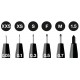Pitt artist pen set 6 buc 0.05, 0.1, 0.3, 0.5, 0.7, 0.15 faber-castell Pitt artist pen set 6 buc 0.05, 0.1, 0.3, 0.5, 0.7, 0.15 faber-castell