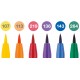 Pitt artist pen set 6 buc culori de baza 2022 faber-castell