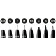 Pitt artist pen set 8 buc negru 2022 faber-castell Pitt artist pen set 8 buc negru 2022 faber-castell