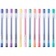 Pix cu gel 0.5mm set 12 culori deli