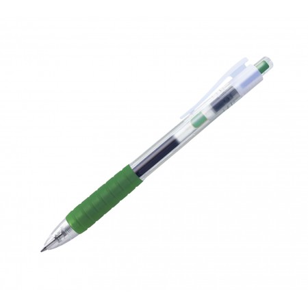 Pix cu gel 0.7mm fast gel verde faber-castell