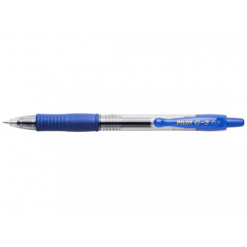Pix cu gel cu mecanism 0.7mm g2 albastru pilot