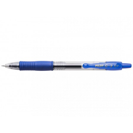 Pix cu gel cu mecanism 0.7mm g2 albastru pilot
