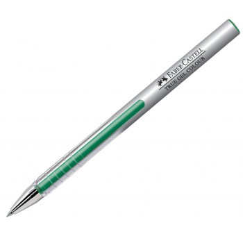 Pix cu gel 0.7mm true gel verde faber-castell