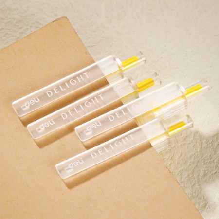 Pix cu gel cu mecanism 0.5 mm galben delight deli