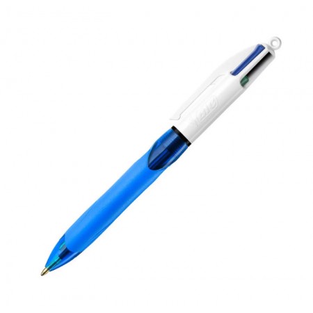 Pix cu mecanism 4 culori grip mediu bic