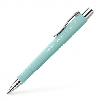 Pix cu mecanism si grip bleu caraibe poly ball faber-castell