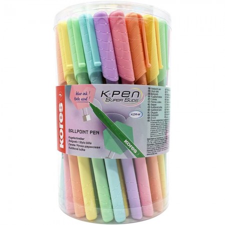 Pix unica folosinta kor-m 1mm semi-gel cul pastel 50/set kores