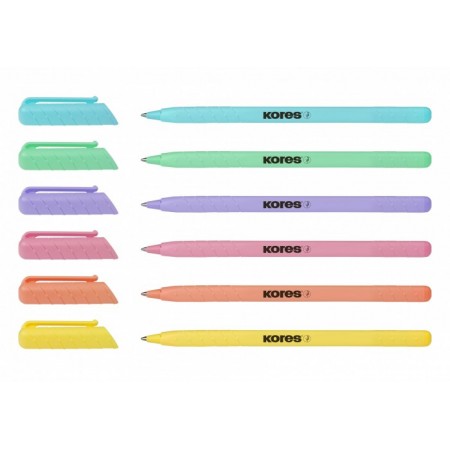 Pix unica folosinta kor-m 1mm semi-gel cul pastel 50/set kores