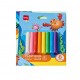 Plastilina 8 culori 100g deli