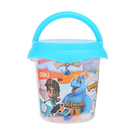 Plastilina soft galetusa 12 culori 160g deli