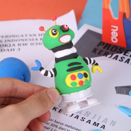 Plastilina soft light robot_2 6 culori deli Plastilina soft light robot_2 6 culori deli