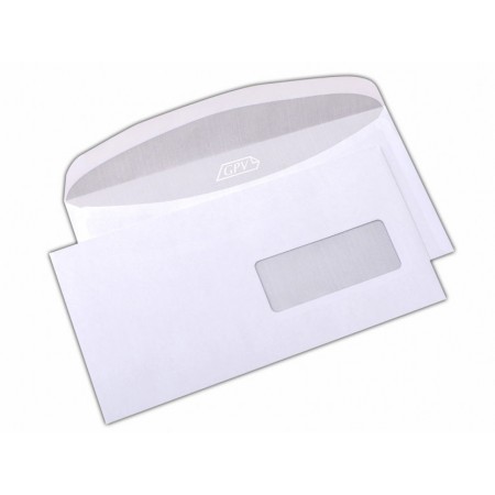 Plic c6/c5 gumat fer dr 35*90mm 80g 114*229mm alb 1000/c gpv