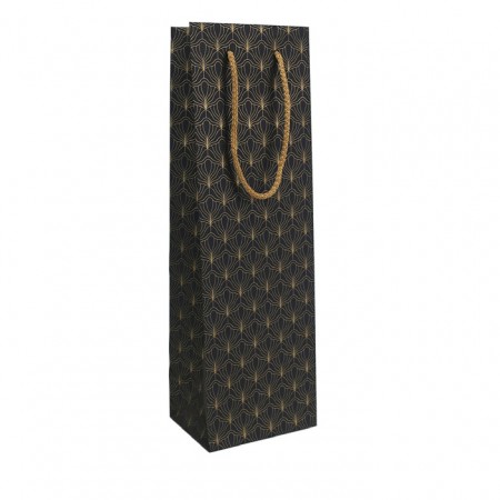 Pungi cadou sticla black&gold b 120 x 90 x 39 0mm rotolux