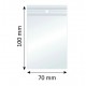 Pungi cu inchidere zip 70*100mm 100/set
