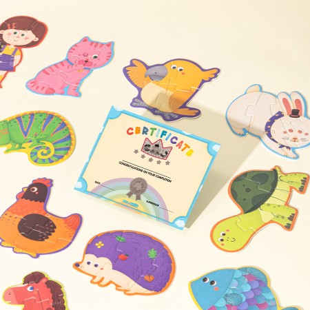 Puzzle geanta cadou 359 piese efect luminos univers 5+ deli