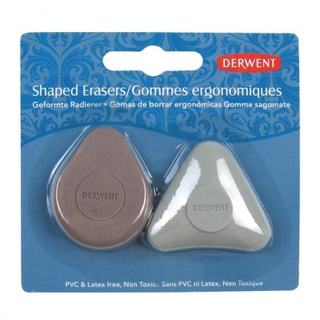 Radiera ergonomica diverse forme 2/set derwent professional Radiera ergonomica diverse forme 2/set derwent professional