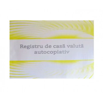 Registru casa valuta autocopiativ Registru casa valuta autocopiativ