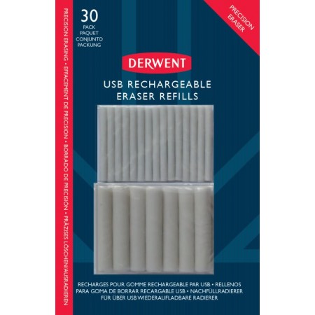 Rezerva pentru radiera electrica reincarcabila 30/set derwent Rezerva pentru radiera electrica reincarcabila 30/set derwent