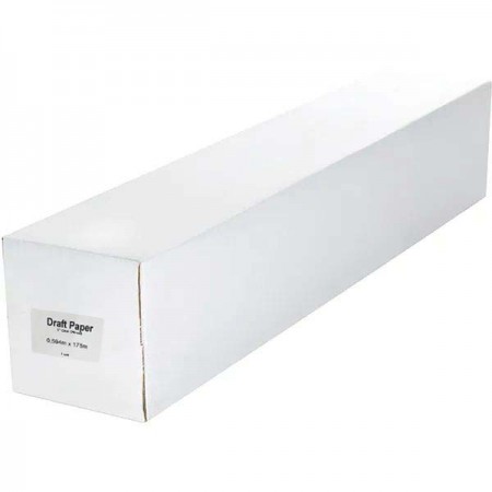 Rola plotter a1 75g 594mm*175m draft paper Rola plotter a1 75g 594mm*175m draft paper