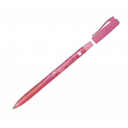 Roller 0.5mm semi-gel rosu cx5 faber-castell Roller 0.5mm semi-gel rosu cx5 faber-castell