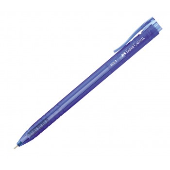 Roller 0.7mm semi-gel cu mecanism albastru rx7 faber-castell
