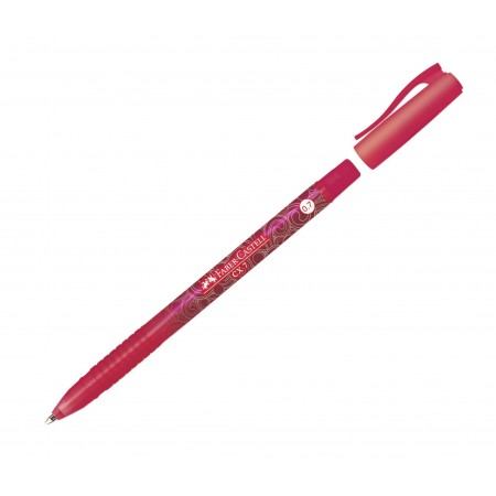Roller 0.7mm semi-gel rosu cx7 faber-castell