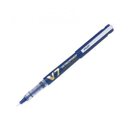 Roller 0.7mm v7 albastru hi-tecpoint pilot