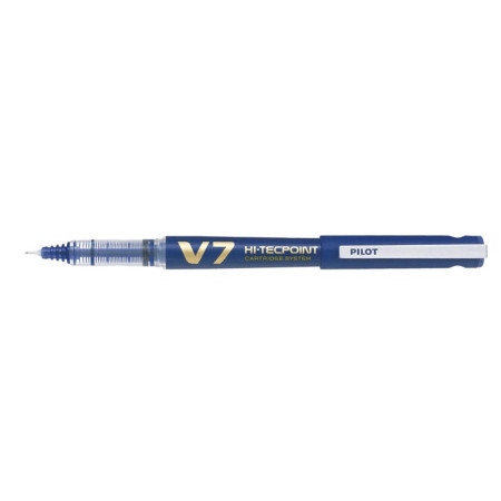 Roller 0.7mm v7 albastru hi-tecpoint pilot