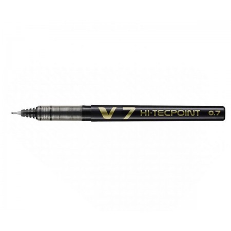 Roller 0.7mm v7 negru hi-tecpoint pilot